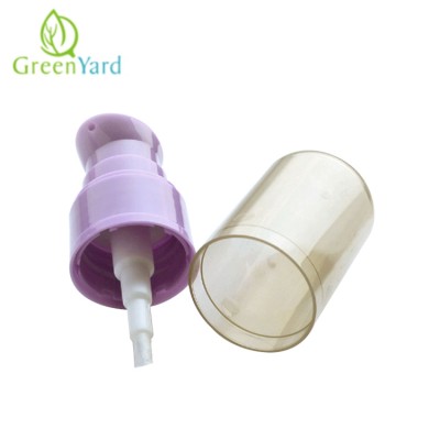 Purple 18/410 20/410 Cosmetic Treatment Cream Pump For Plastic Bottle